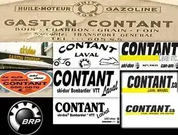 L'évolution du logo Contant, de Gaston Contant à Groupe Contant.ca