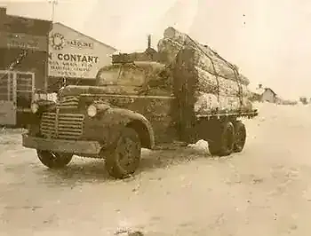 Un camion de l'entreprise de transport général Contant