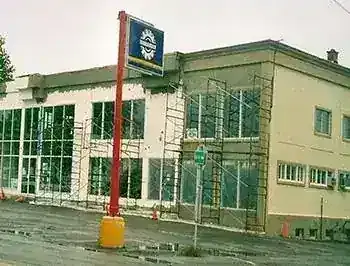 Une concession Contant en pleine construction