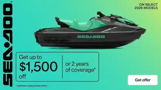 Get up to $1,500 off or 2 years of coverage on select 2026 models
