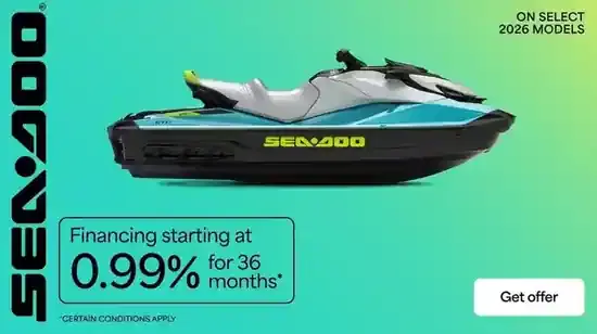 Financing starting at 0.99% for 36 months on select 2026 models