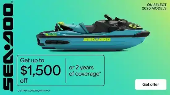 Get up to $1,500 off or 2 years of coverage on select 2026 models