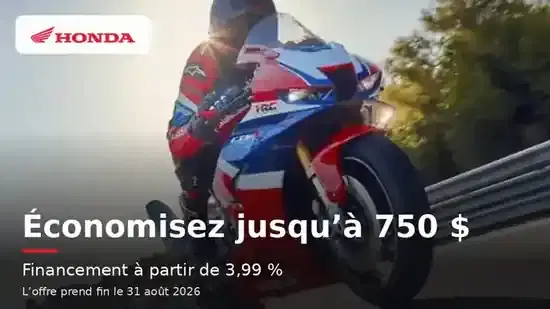 Offres Motos Hors-Route Honda - Août 2026