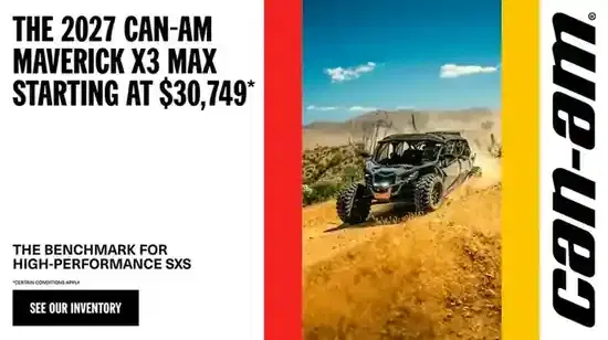 The 2027 Maverick X3 MAX starting at $30,749
