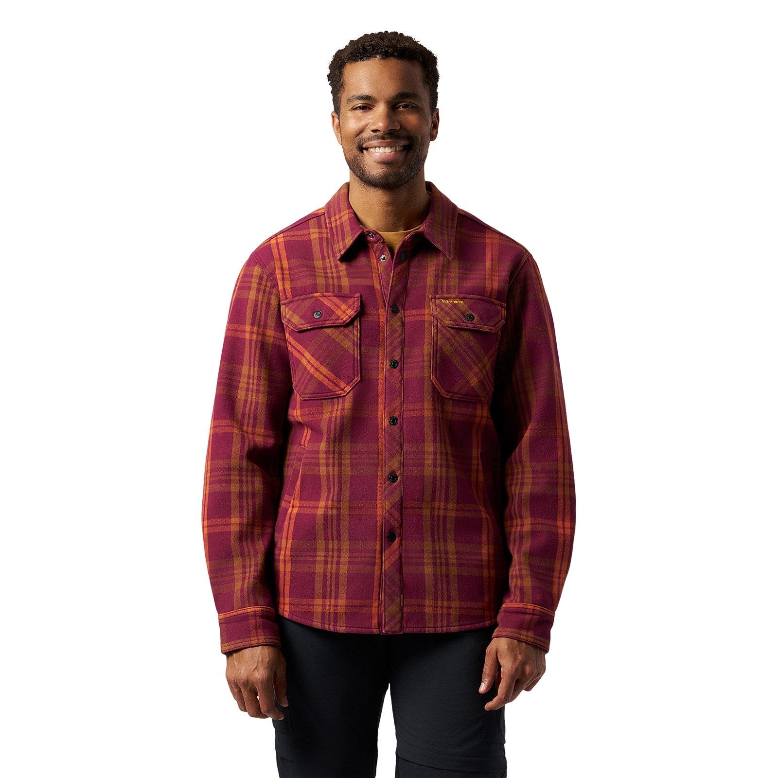 Surchemise à carreaux doublée en molleton polaire Can-Am pour homme