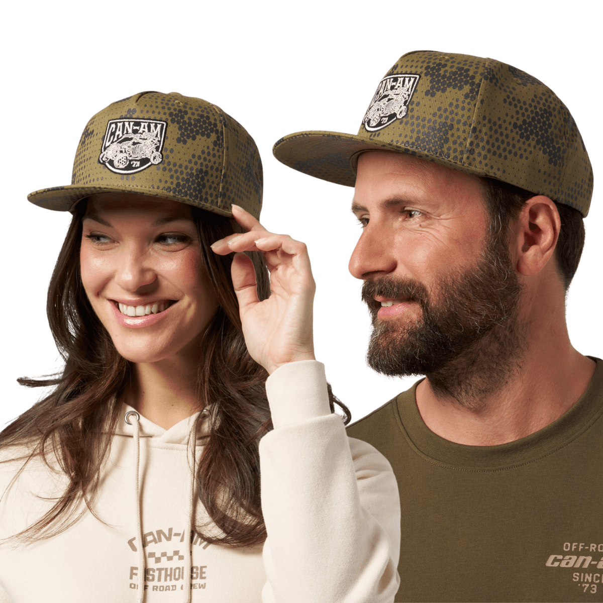Casquette Mav Bones avec visière droite Can-Am unisexe