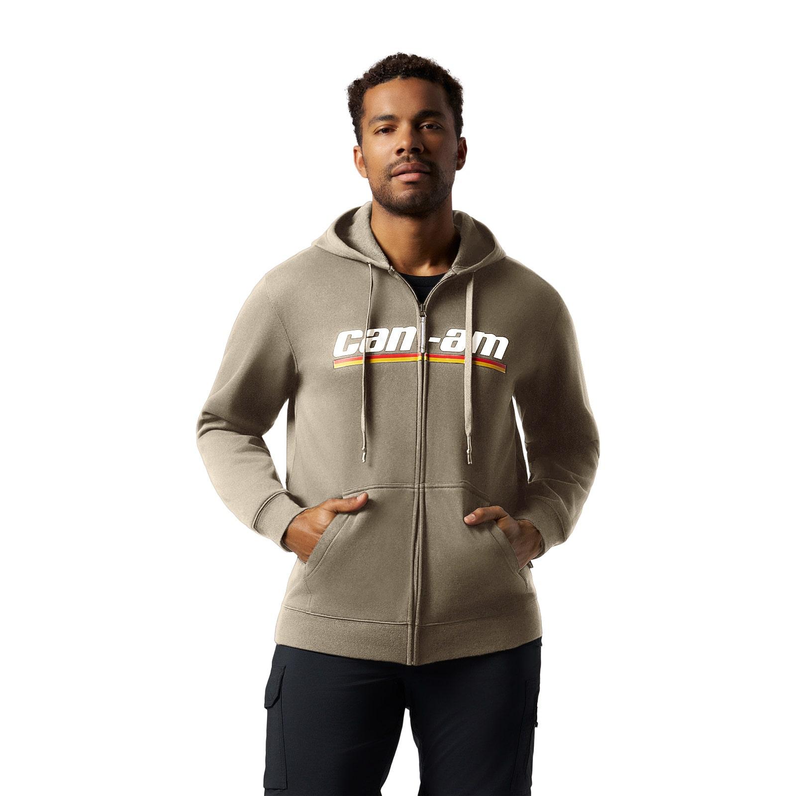 Chandail à capuchon zippée Emblématique pour homme Can-Am