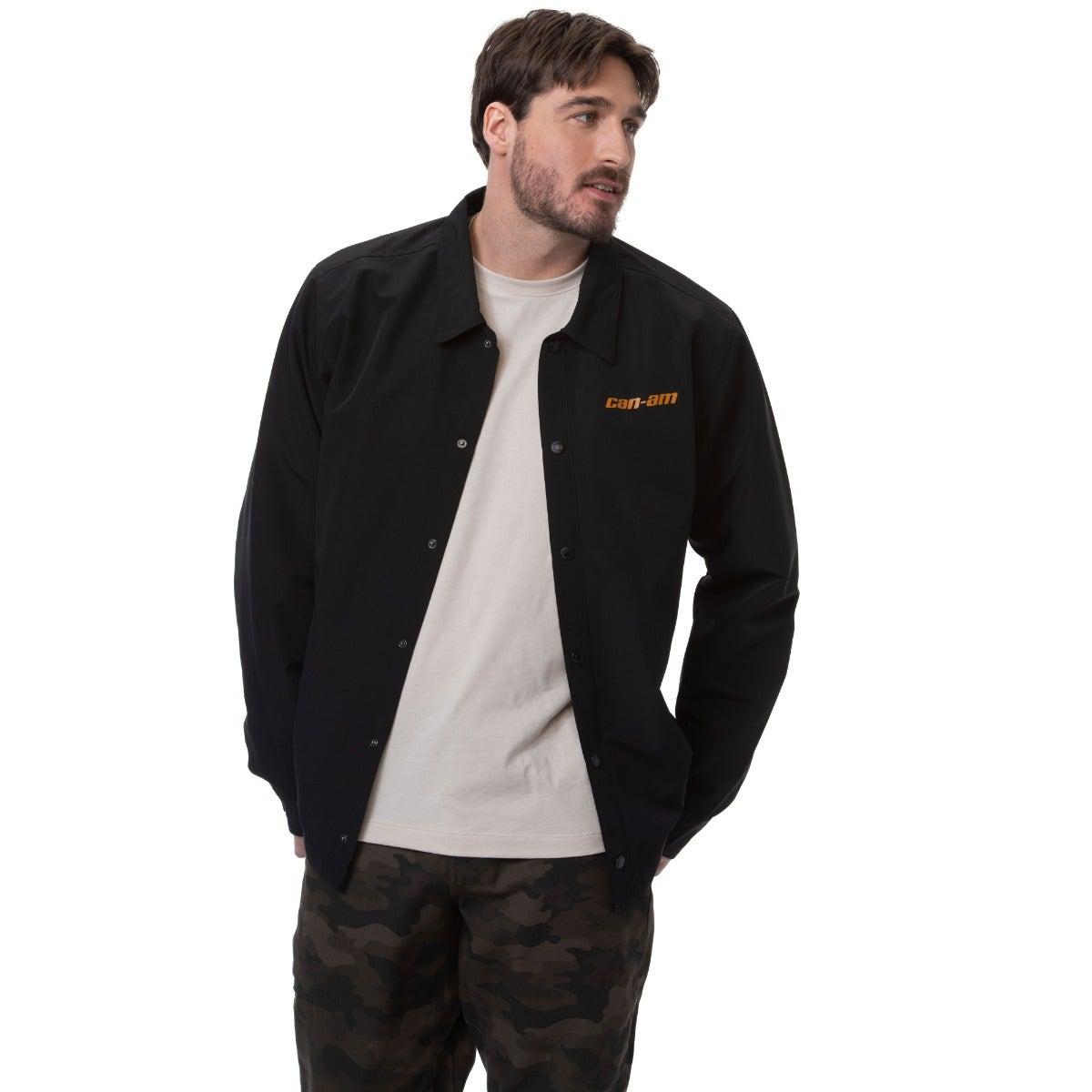 Manteau de style entraîneur Can-Am pour homme — photo 4