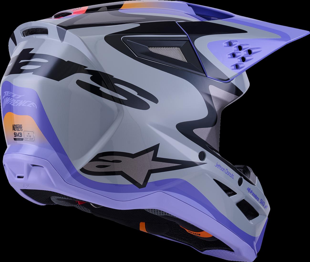 HELMET SM3 JETTSON GRAY/PUR/BLK — photo 6