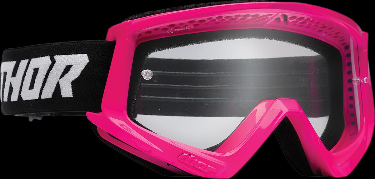 GOGGL CMBT RACR FL PK/BLK*