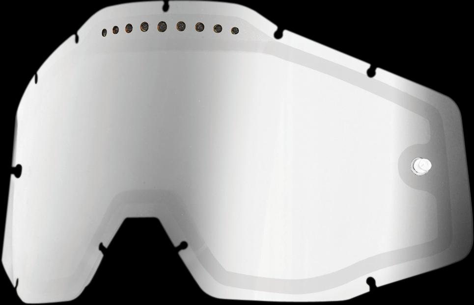 VENTED DUAL LENS SLVER MRR/SMOKE ANTIFOG