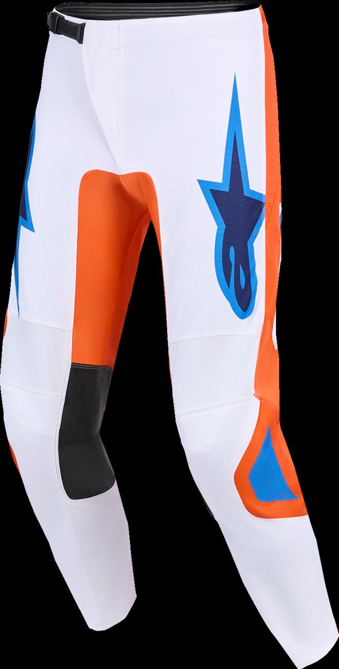 PANT FLUID GRID ORAN/BLUE 34