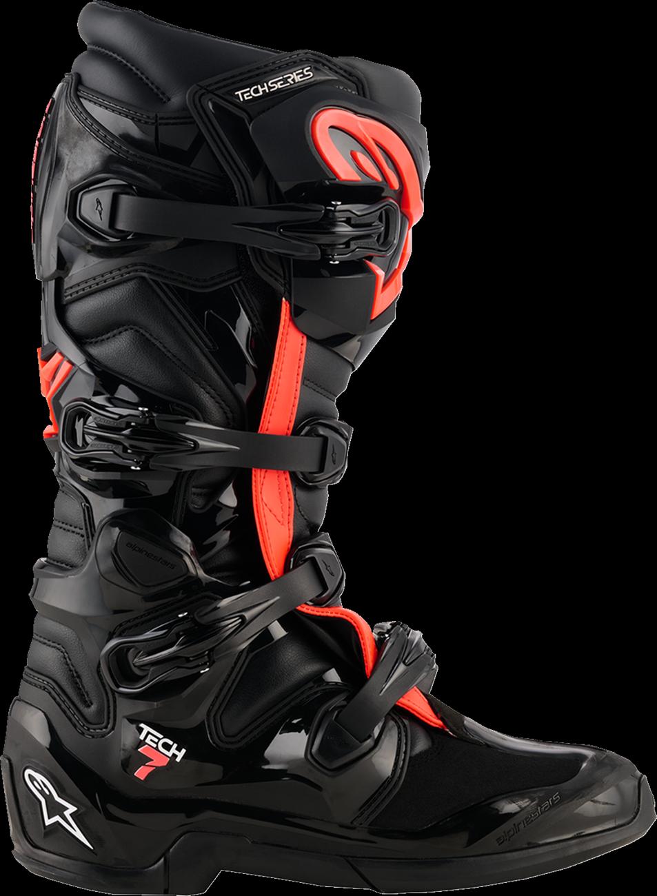 BOOT TECH 7(25) BK/RED FLUO 9 — photo 2