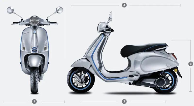 2020 Vespa Elettrica (45kWh) — photo 4