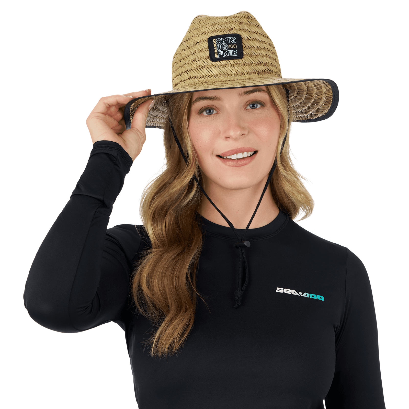 Chapeau de paille unisexe Sets Us Free Sea-Doo — photo 2