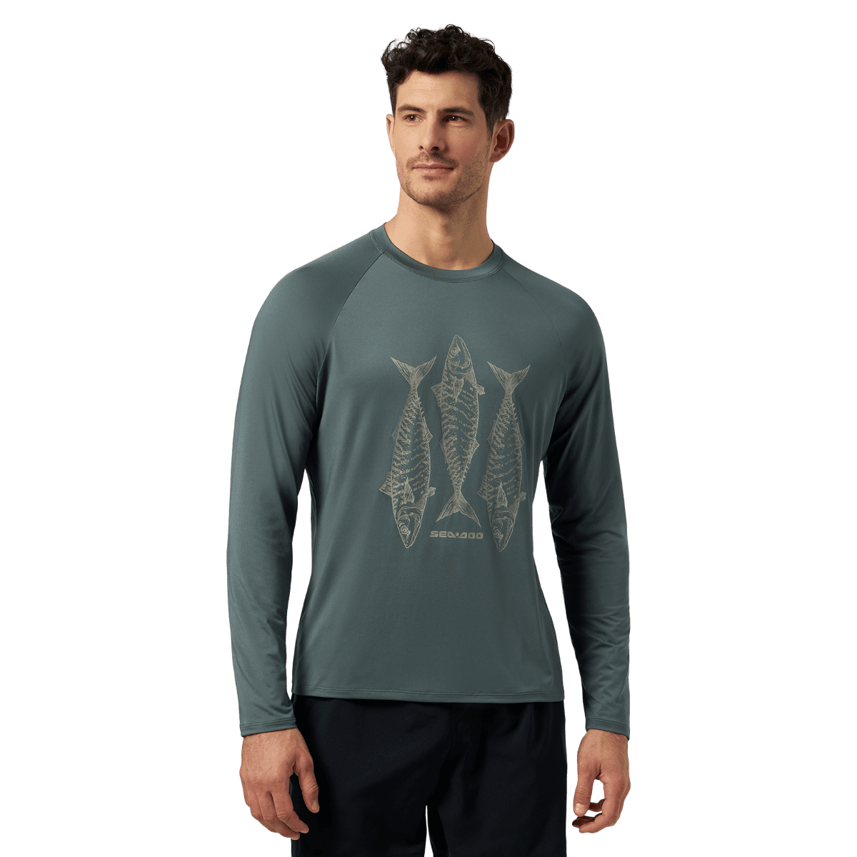 Chandail à manche longue protection solaire Fishing pour homme Sea-Doo