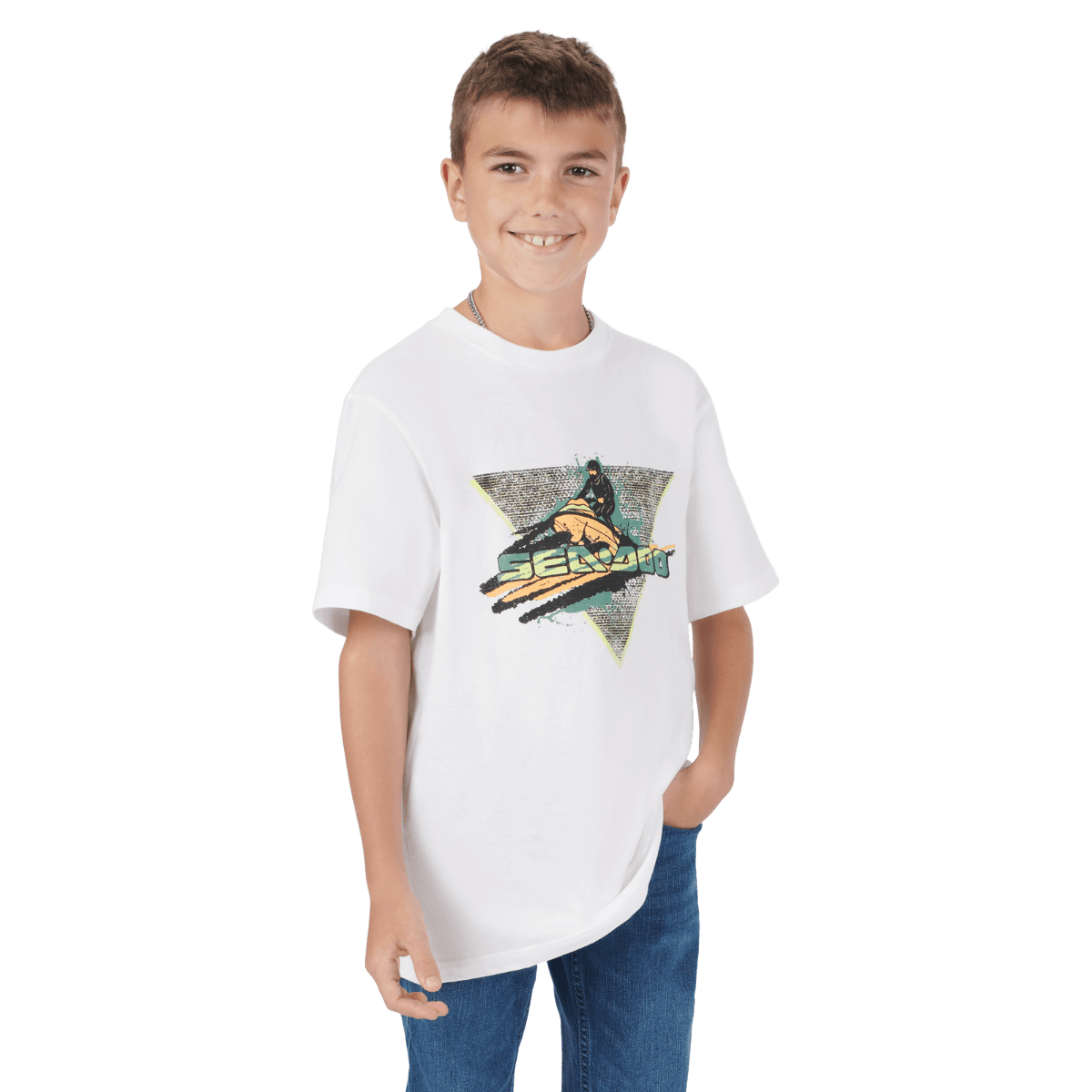 T-Shirt Nostalgic Sea-Doo Unisexe pour adolescent — photo 4