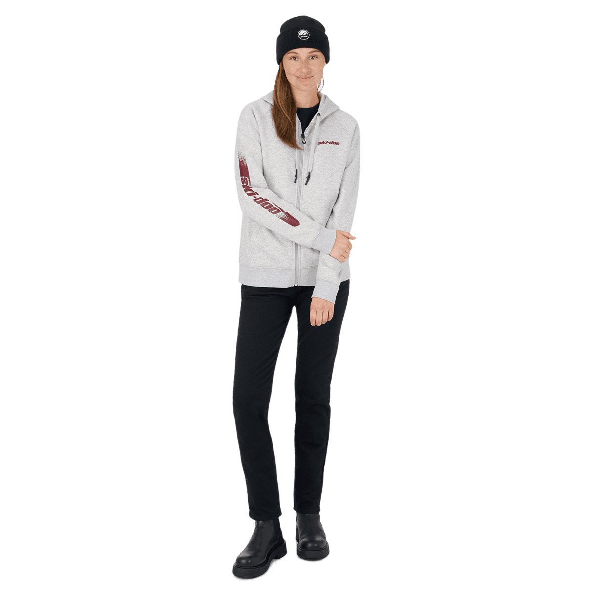 Veste à capuchon zippée Ski-Doo Signature pour femme — photo 3