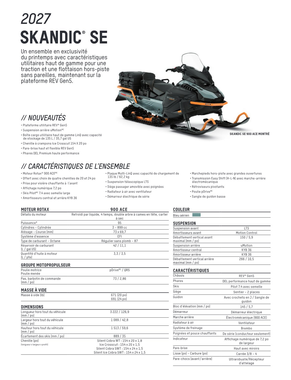 Spec Sheet