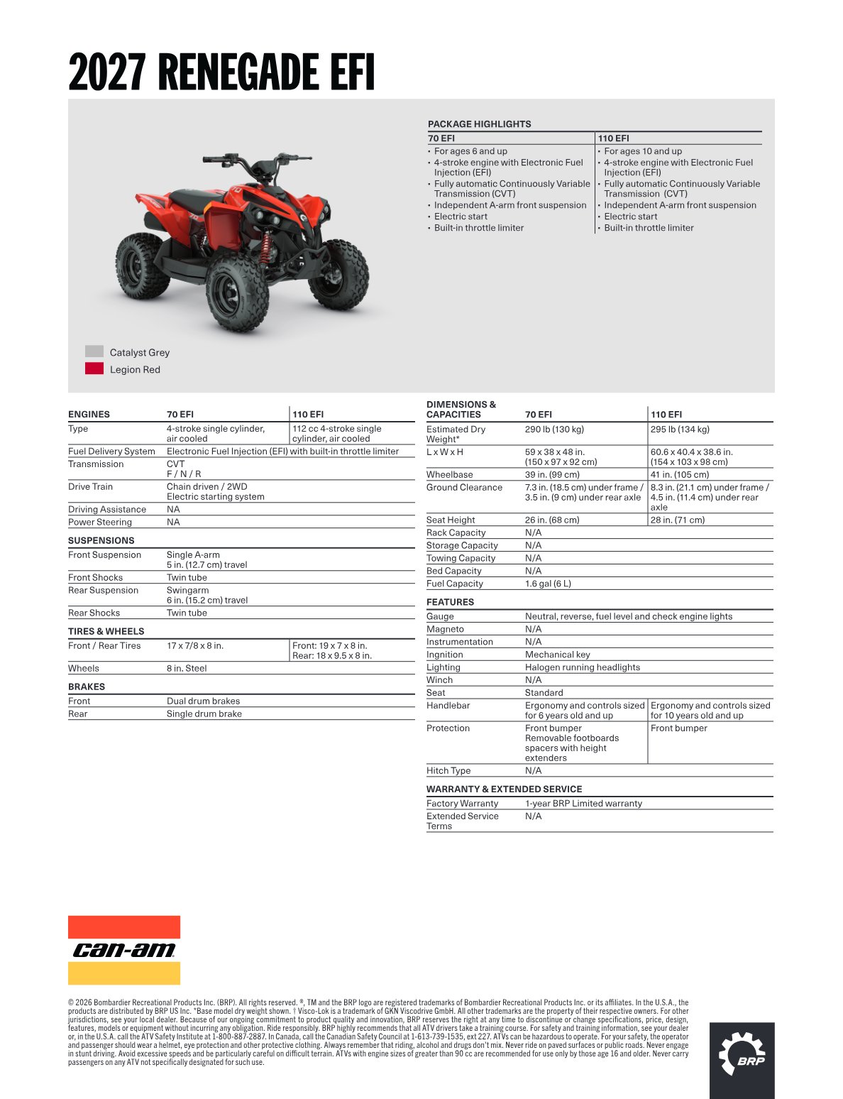 Spec Sheet