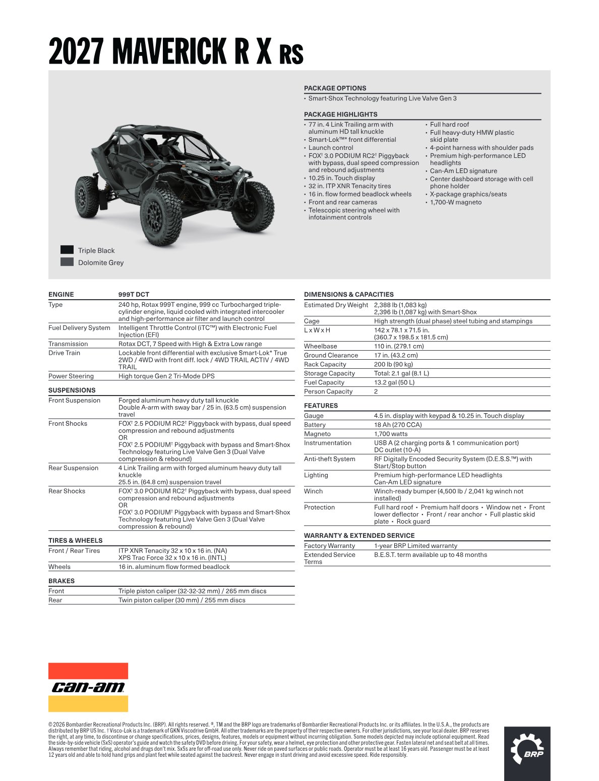 Spec Sheet