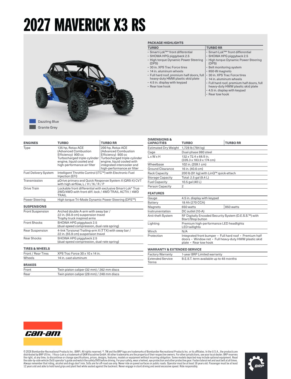 Spec Sheet