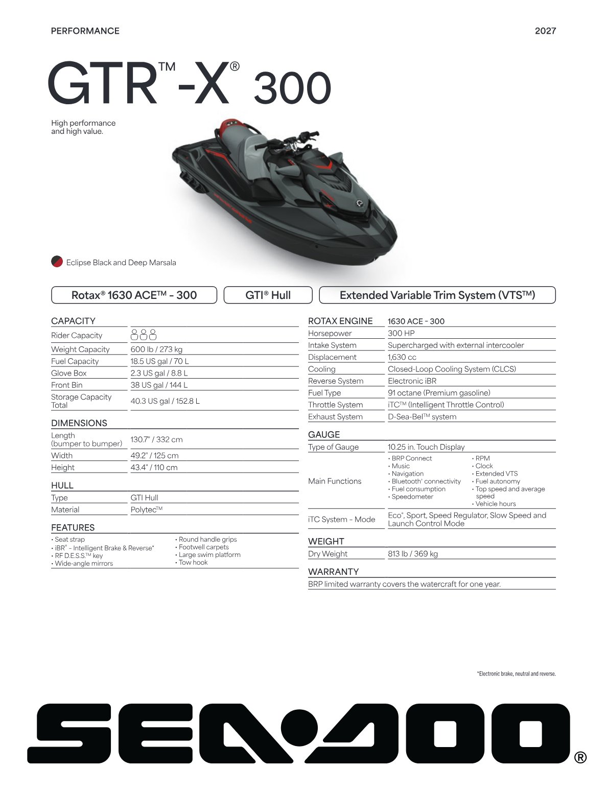 Spec Sheet