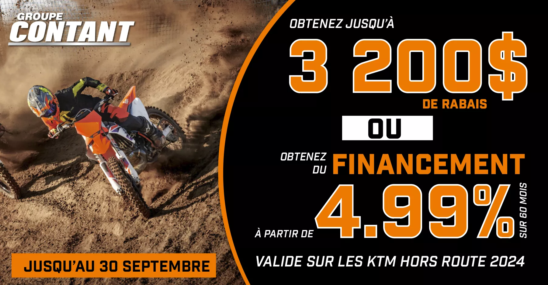 Promotion KTM hors-route 2024