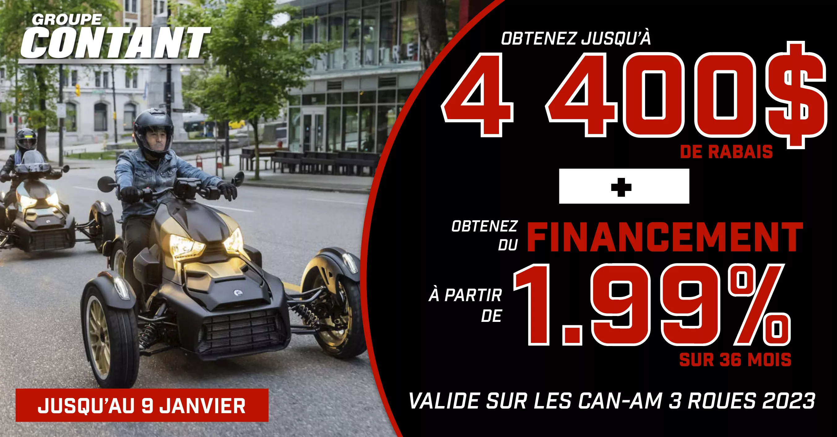 promotion can-am 3 roues 2023 fin 9 janvier