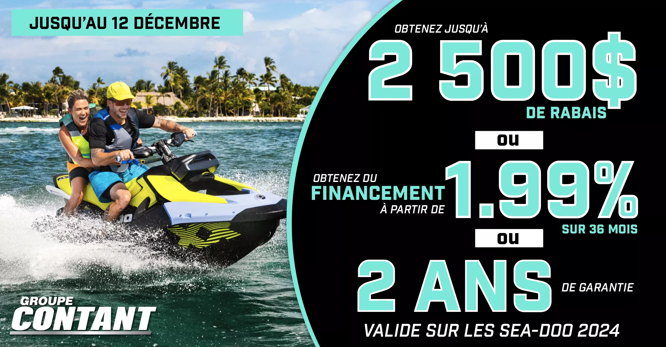 Promotion Sea-Doo 2024 fin 12 décembre