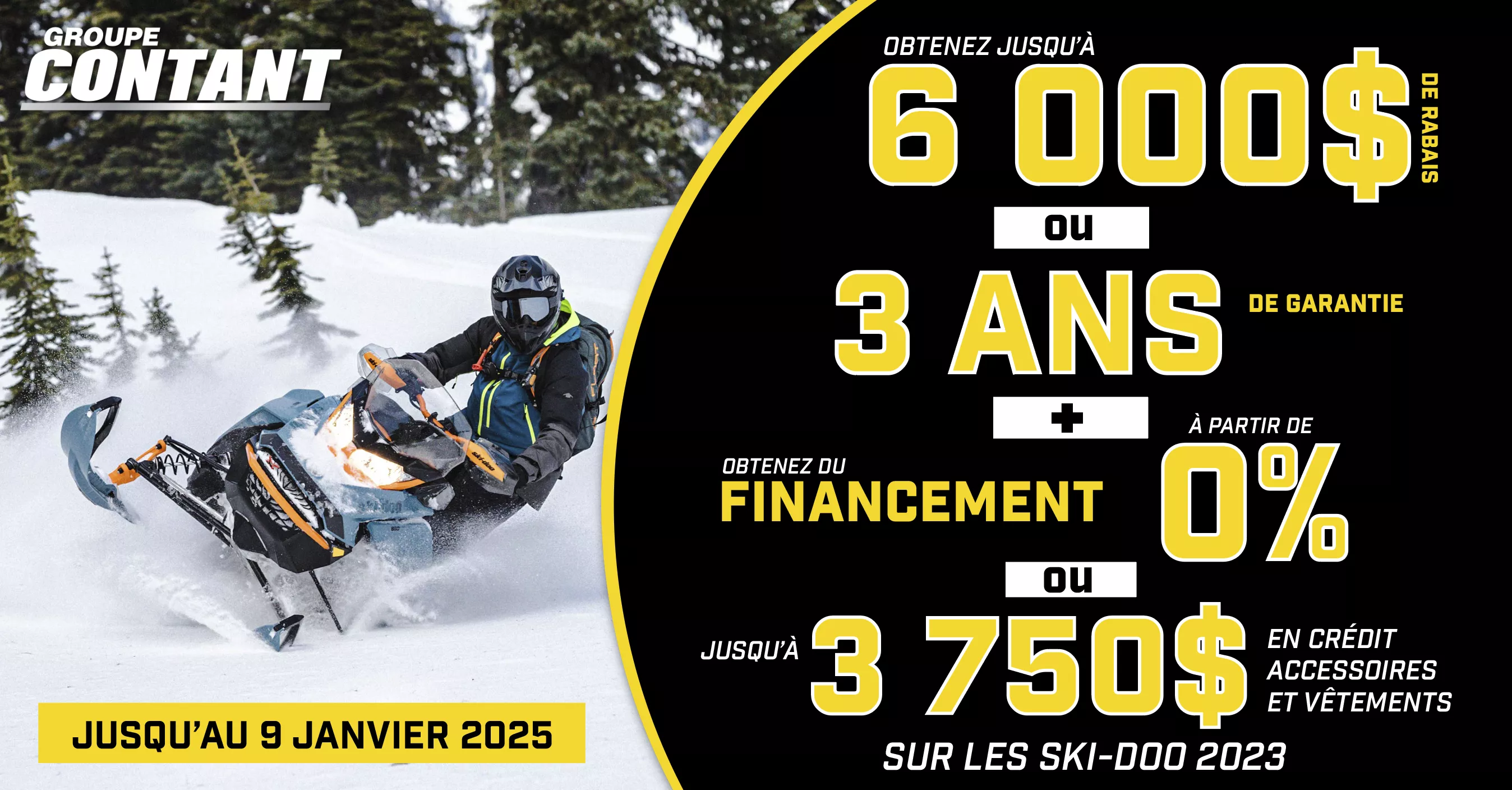 Promotion Ski-Doo 2023 fin 9 janvier 2025