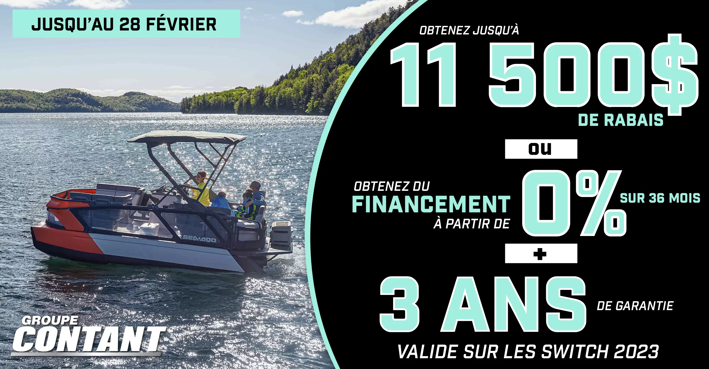 Promotion Sea-Doo Switch 2023 fin 28 février