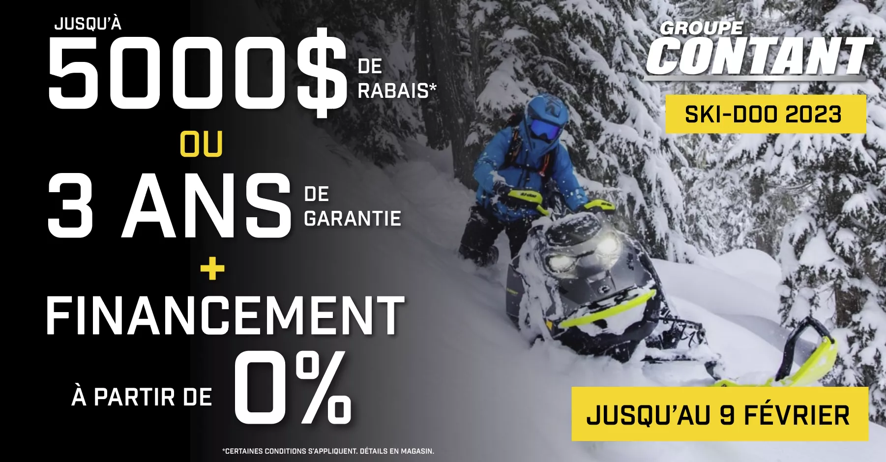 Promotion Ski-Doo 2023 fin 9 février 